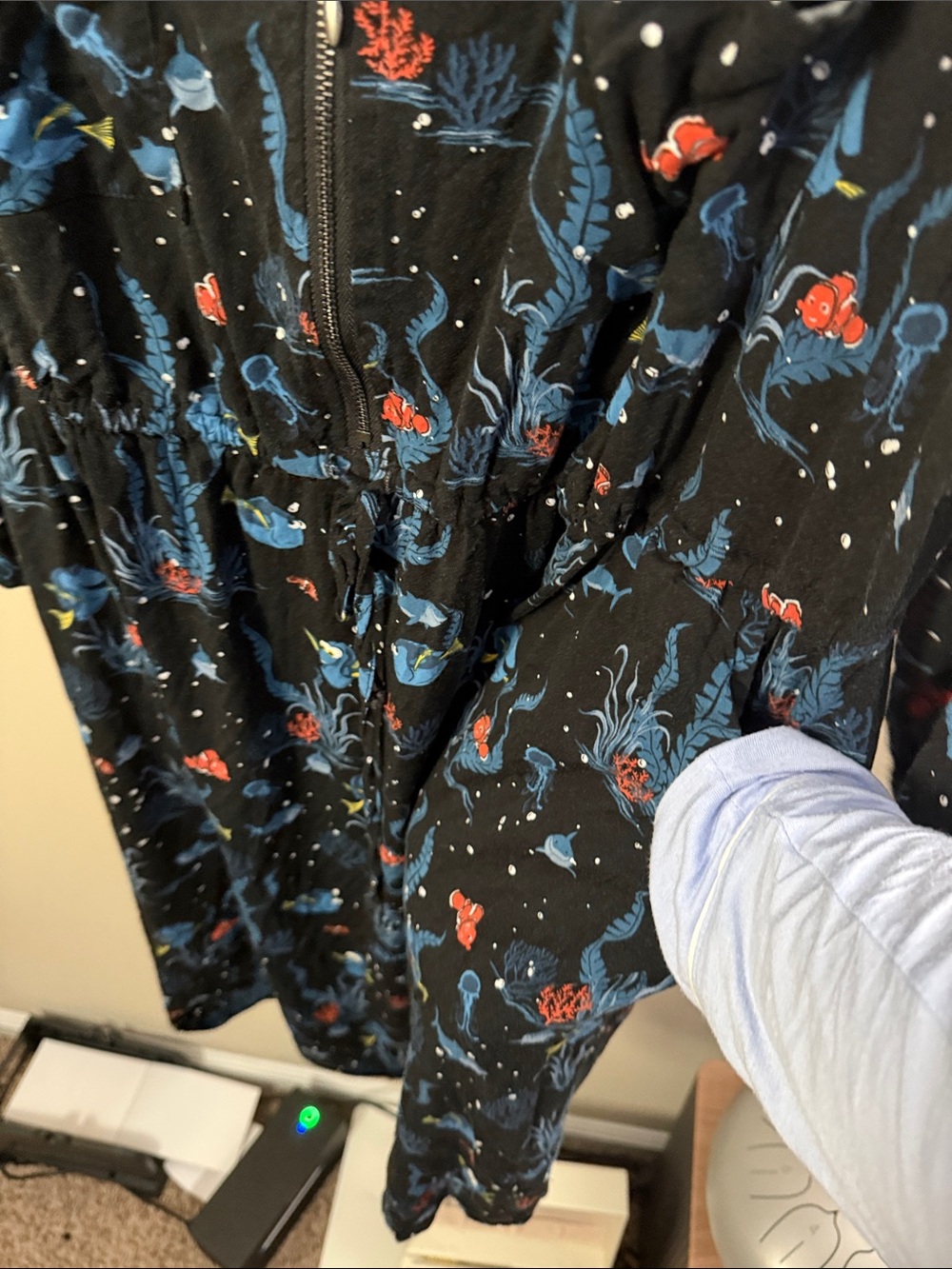 Disney Pixar Finding Nemo Women's Cargo Dress 1X Bounding Disney World - Picture 7 of 8